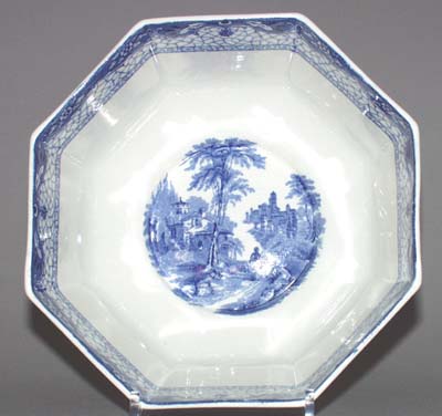 Bowl octagonal c1920s or 30s